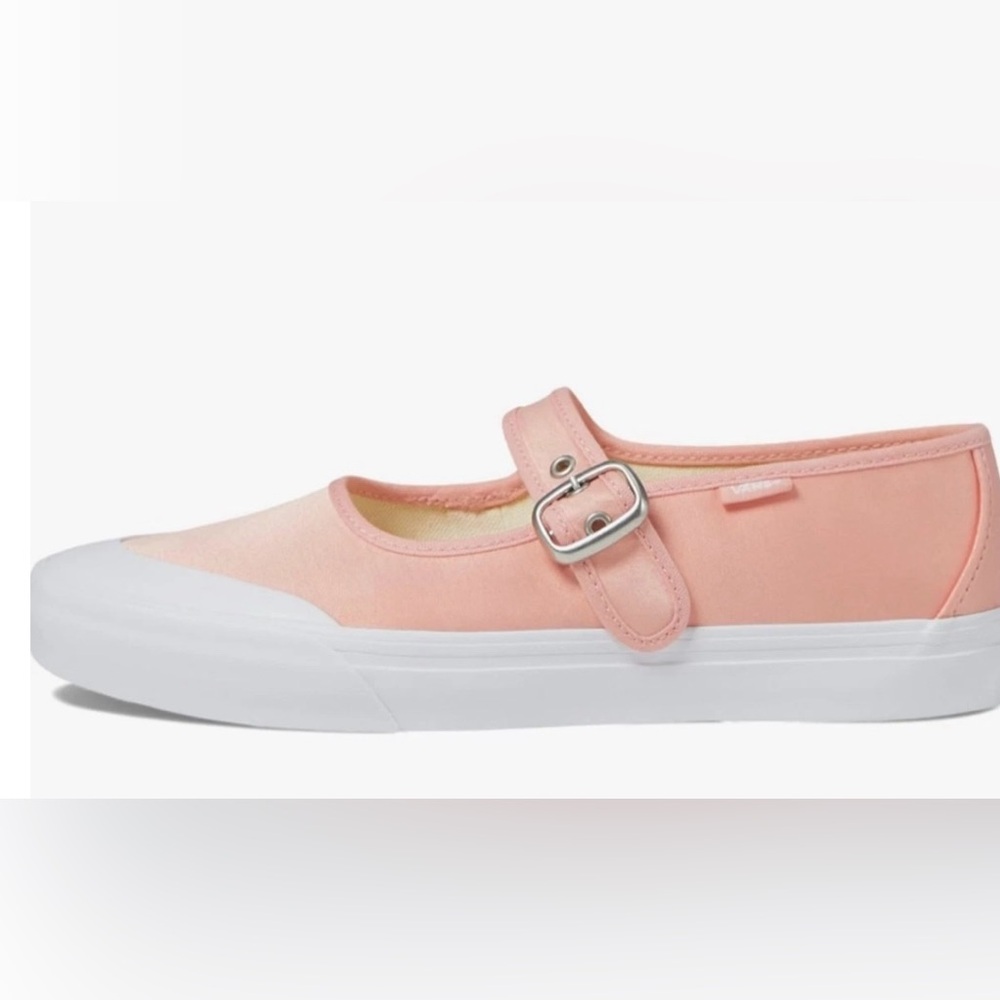 Vans Mary Jane Sneakers in Ballet Pink Satin w/Buckle, NWOB, Women’s Multiple - Picture 5 of 15